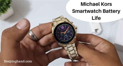 michael kors smartwatch batterij snel leeg|Michael Kors Smartwatch Battery Life: Tips for Battery .